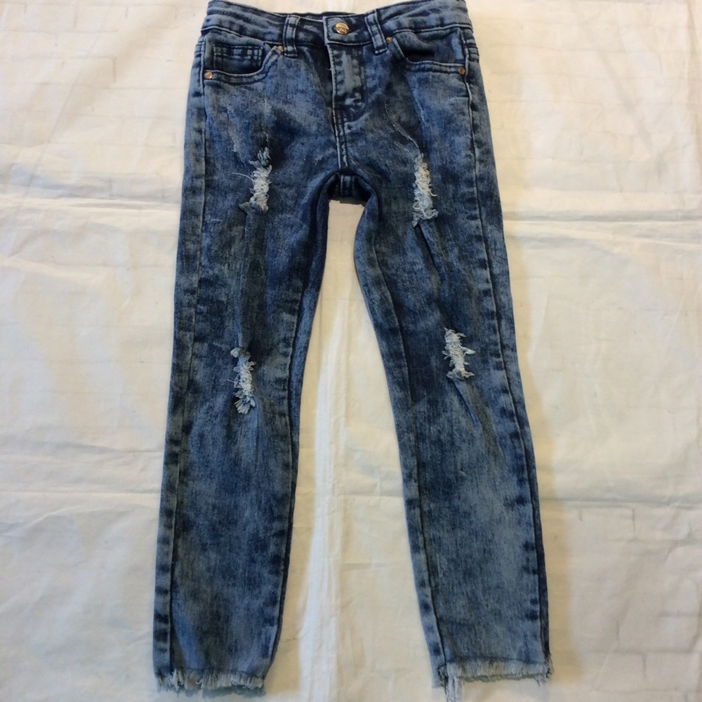 American Quality Denim Acid Washed Stretch Jeans 6